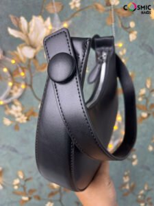 Solid Boat Bag Black Color - Image 3