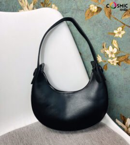 Solid Boat Bag Black Color