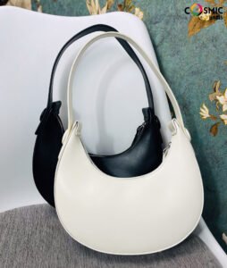 Solid Boat Bag White Color - Image 2