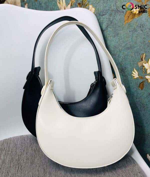 Solid Boat Bag White Color - Image 2