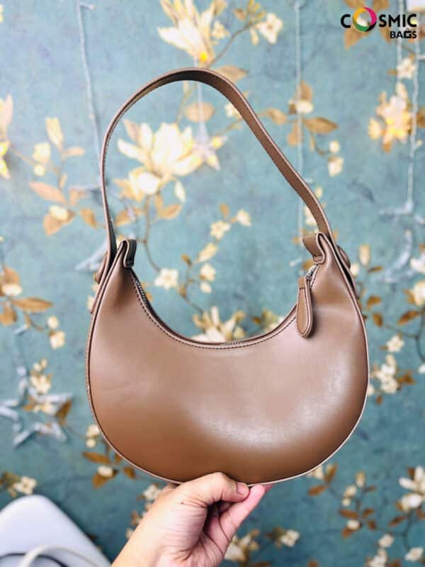 Solid Boat Bag Brown Color - Image 1
