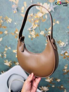 Solid Boat Bag Brown Color - Image 2