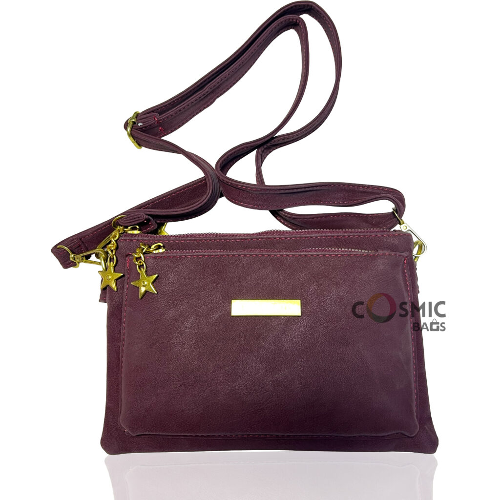 Star Crossbody Maroon
