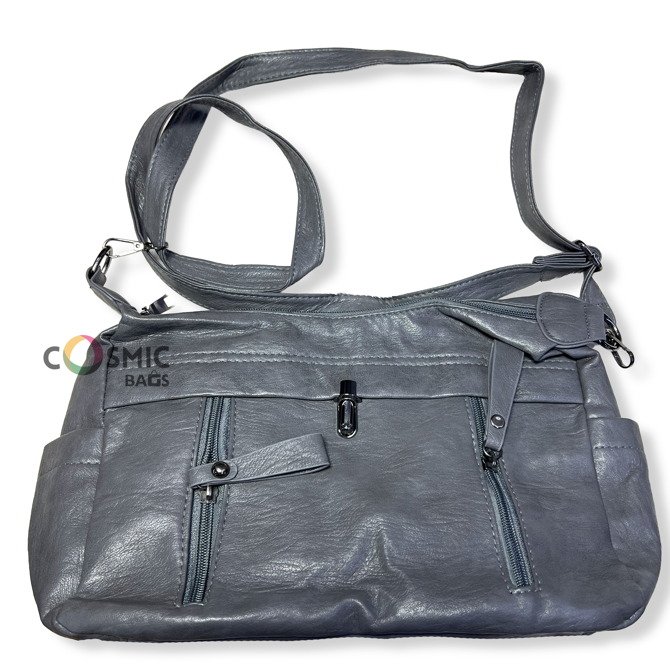 B-2 Dobule Chamber Crossbody Ash - Image 1