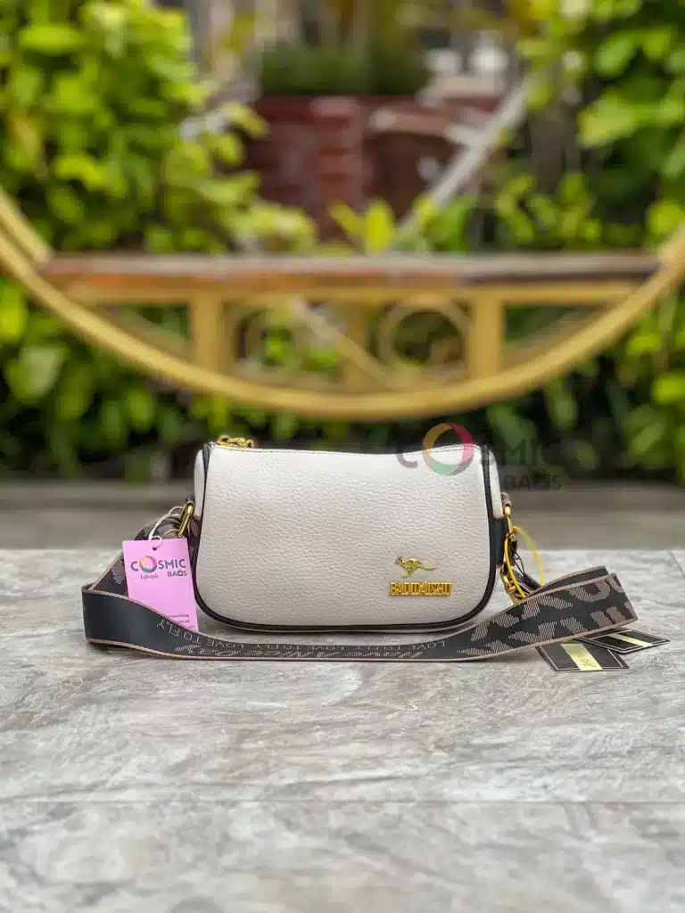 Solid Crossbody White