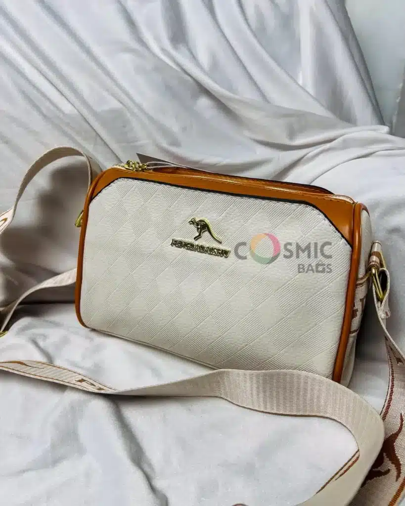 Dishu Premium Cross Body Bag - White