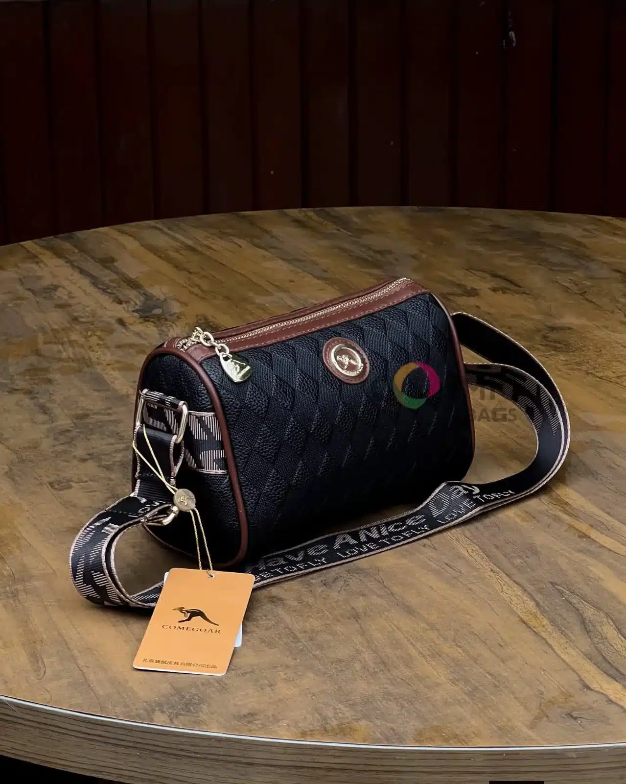 IMG_0615.JPG Premium Shoulder Crossbody Bag - Black - Image 1
