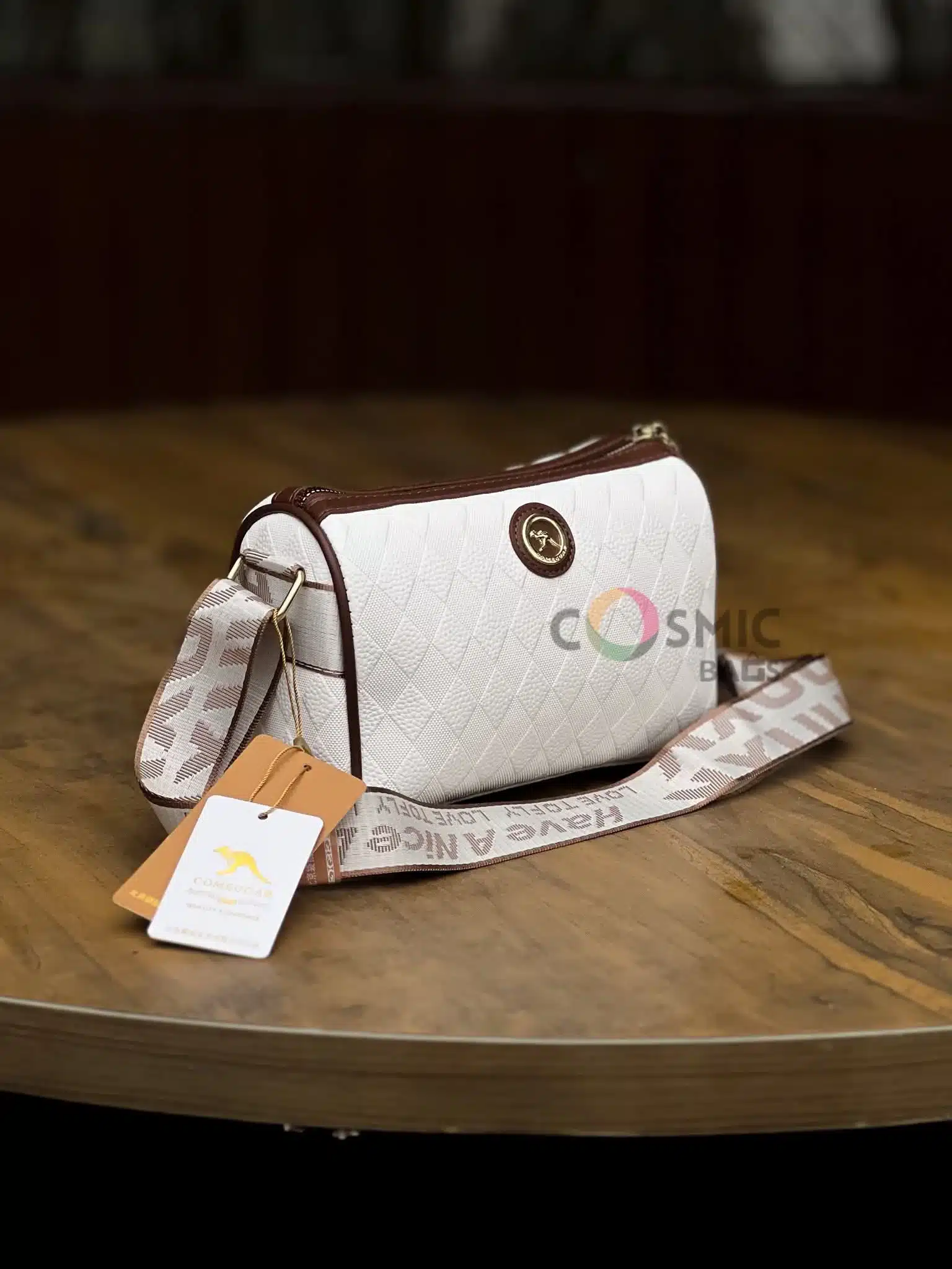 IMG_0617.JPG Premium Shoulder Crossbody Bag - White - Image 1