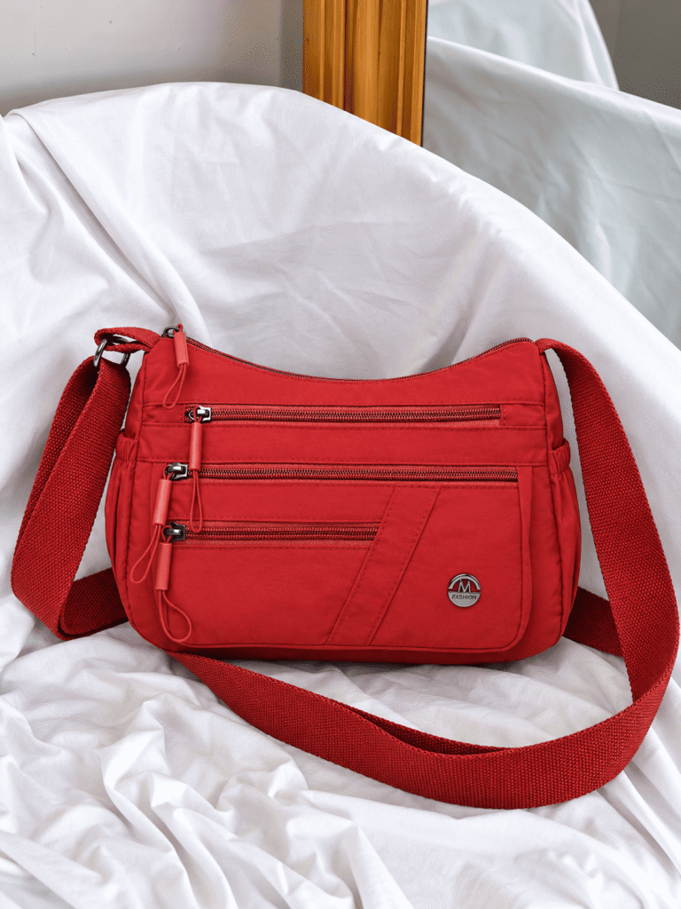 Waterproof Crossbody- Brick Red