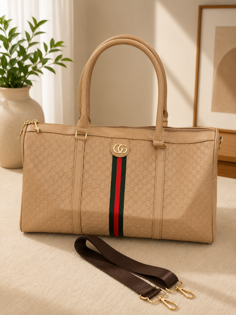 Travel Bag Brown Color